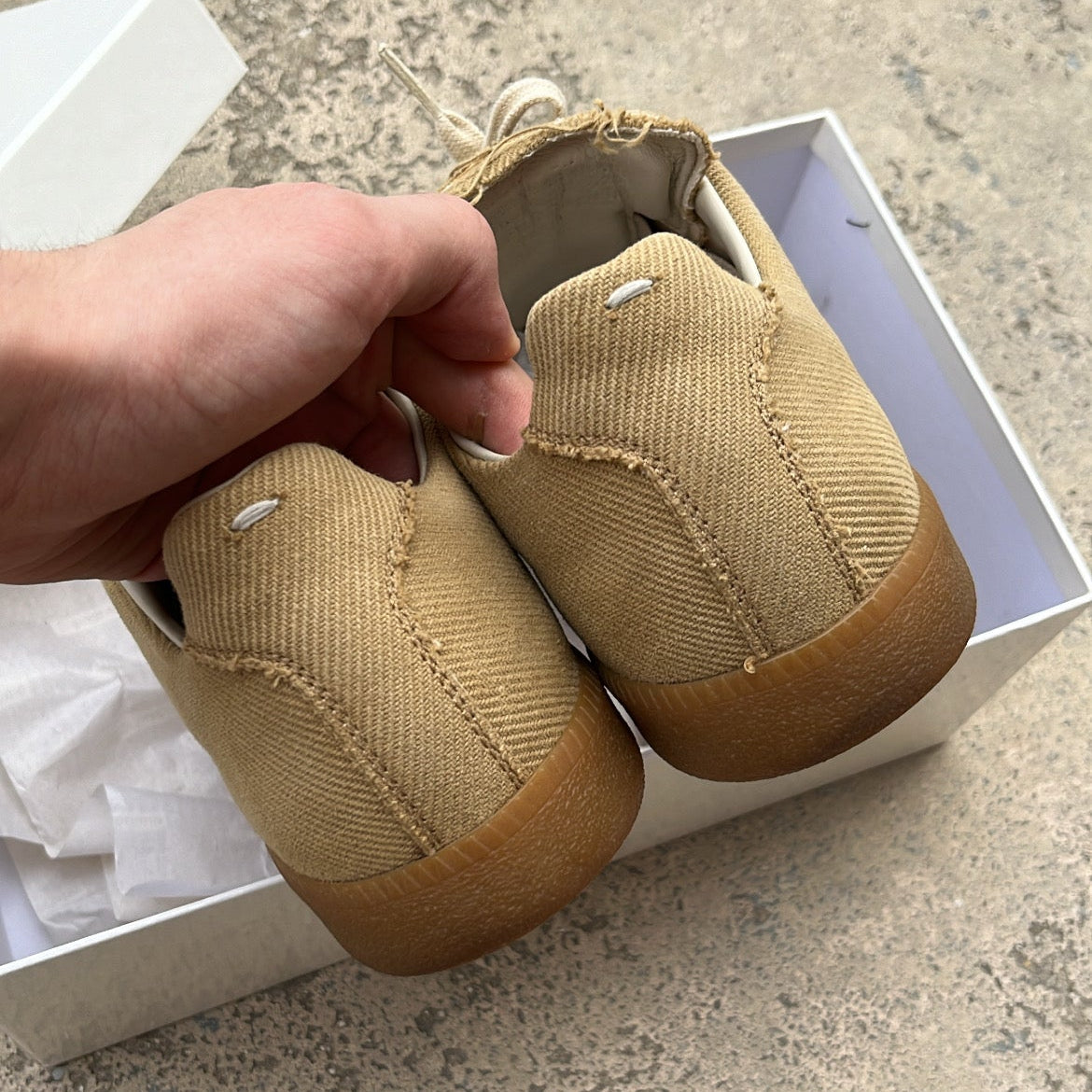 Maison Margiela GAT Canvas Beige - EU41 / US8 / UK7
