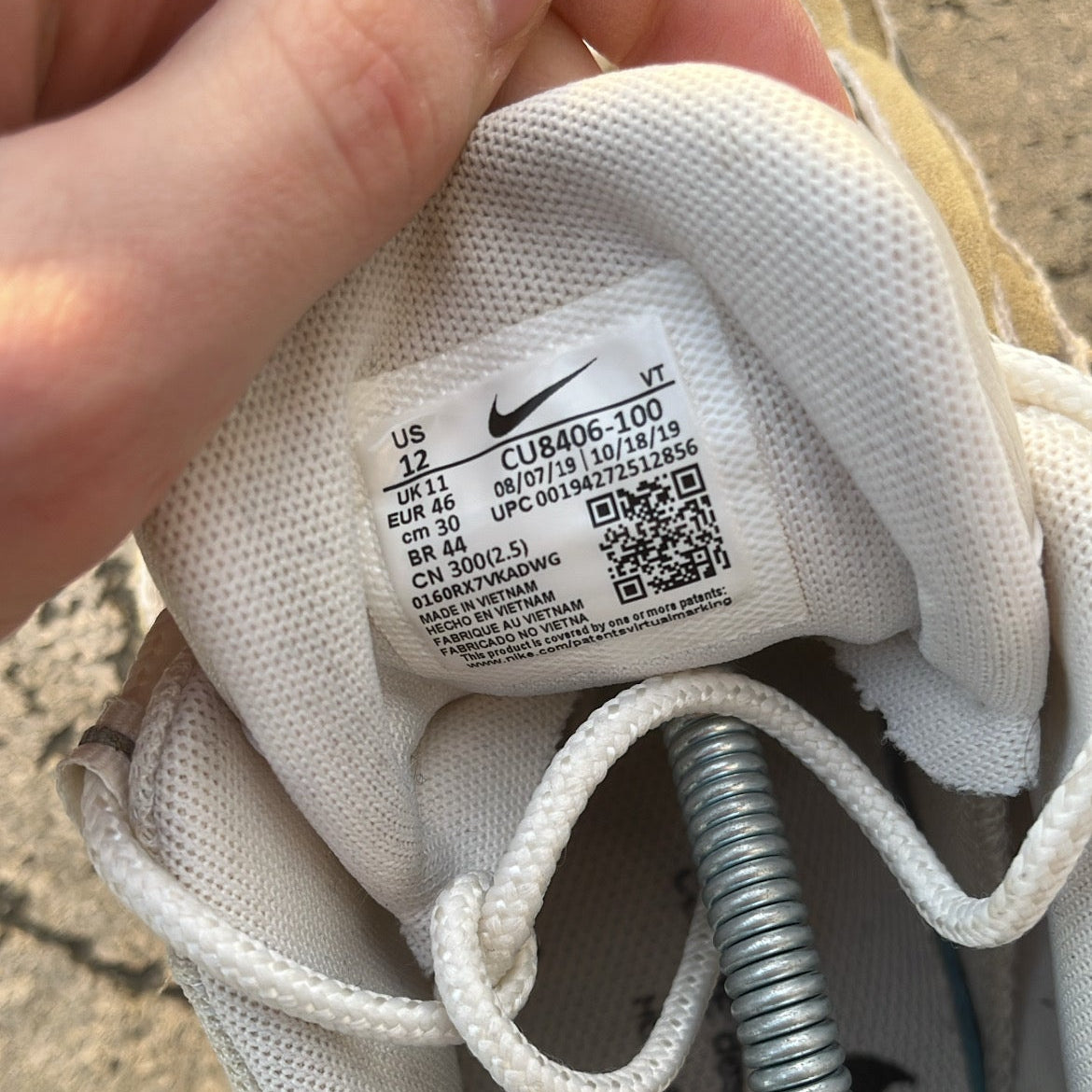 Air Max 95 CDG White - EU46 / US12 / UK11