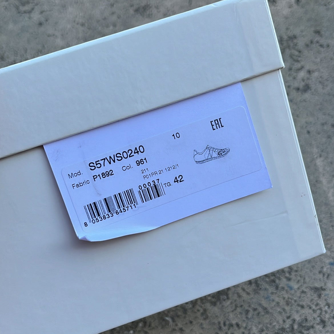 Maison Margiela GAT Paint Splatter White - EU42 / US8.5 / UK7.5