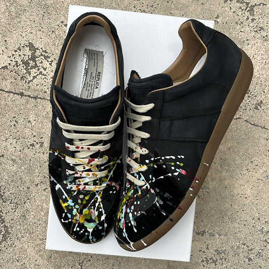 Maison Margiela GAT Paint Splatter Black - EU43.5 / US9.5 / UK8.5