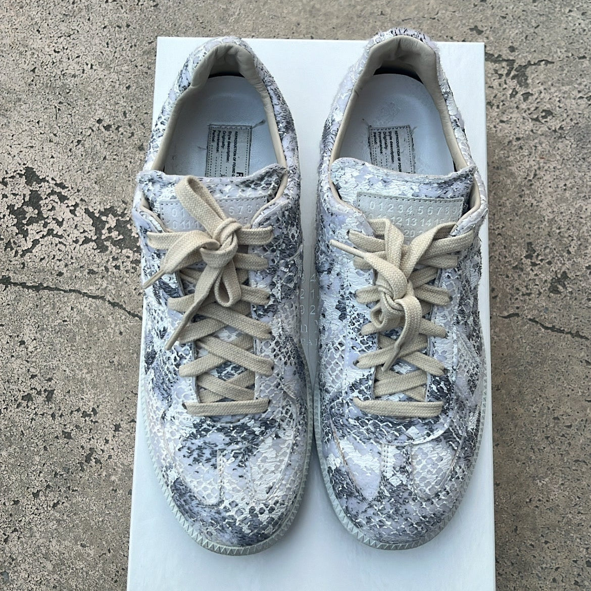 Maison Margiela GAT Snakeskin Python - EU40 / US7 / UK6