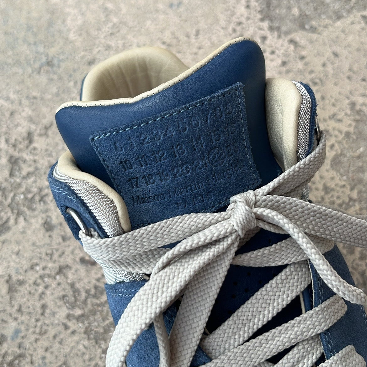 Maison Margiela GAT Mid-Top Blue - EU41 / US8 / UK7
