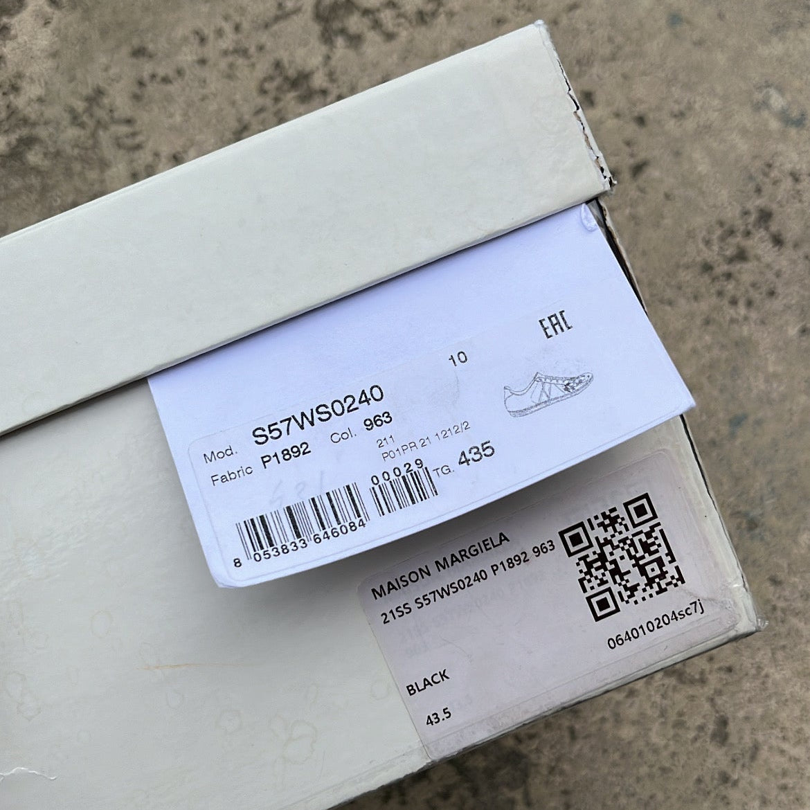 Maison Margiela GAT Paint Splatter Black - EU43.5 / US9.5 / UK8.5