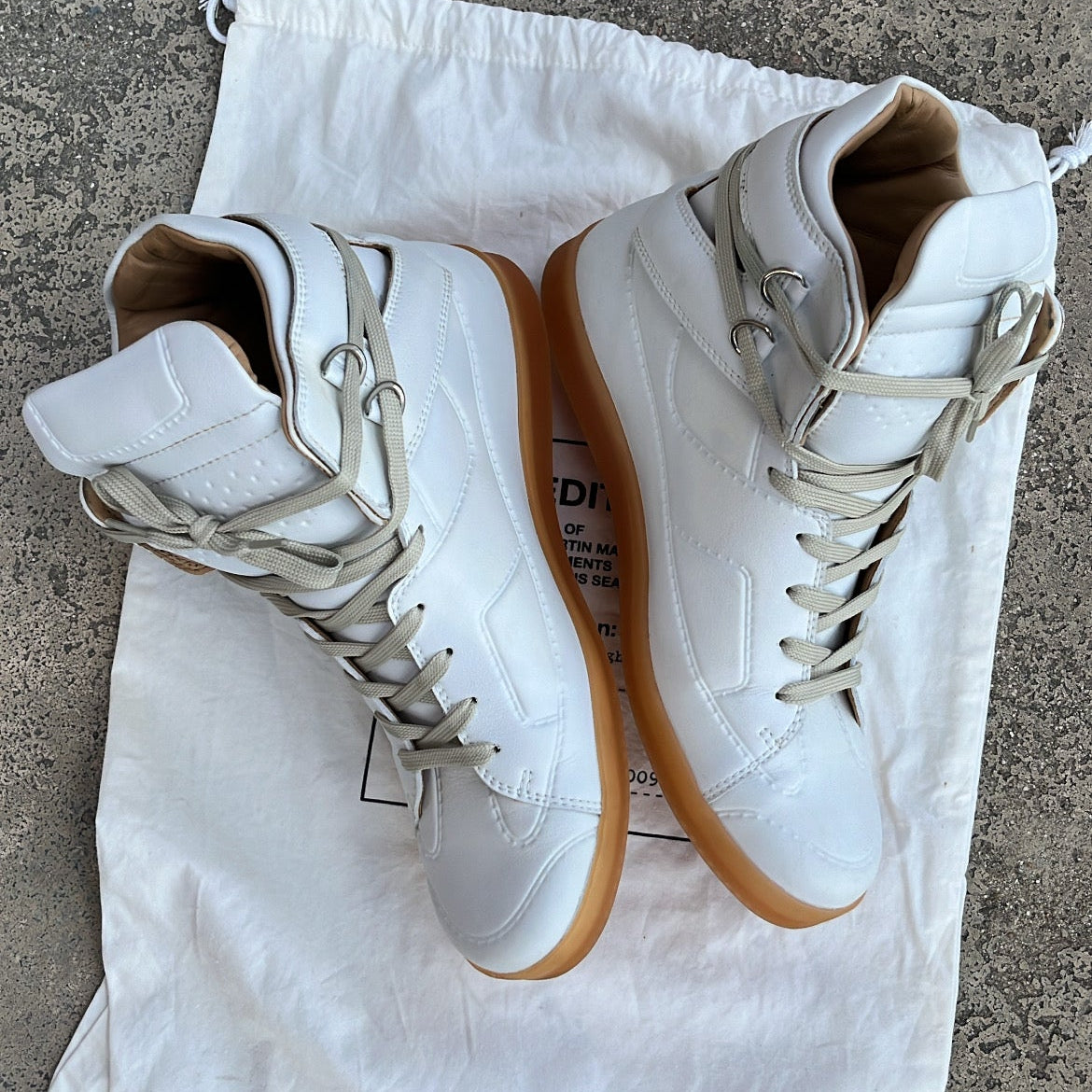 Maison Margiela x H&M High-Top White - EU43 / US10 / UK9