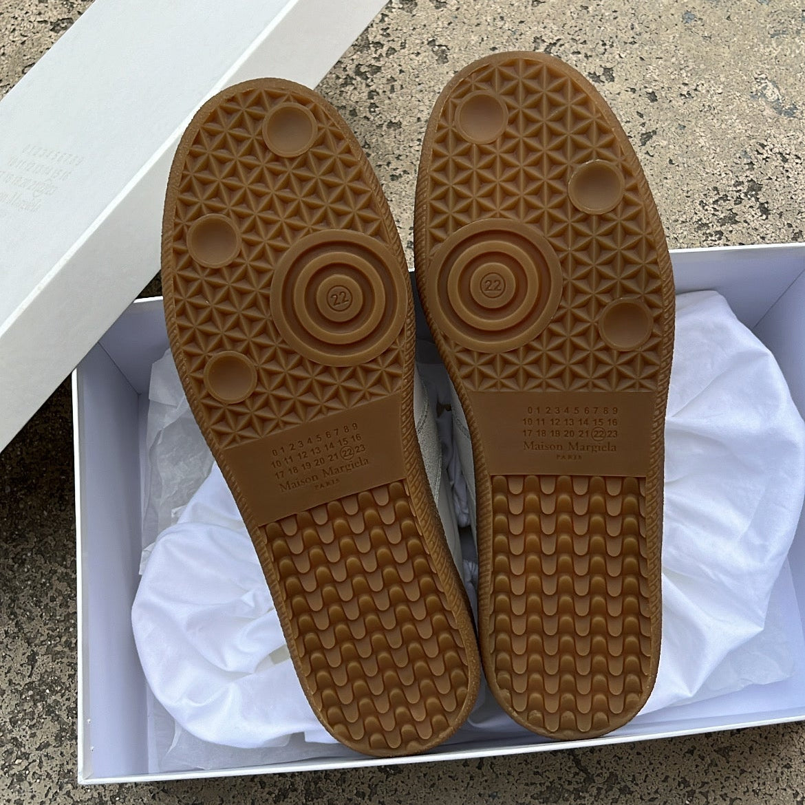Maison Margiela GAT White Grey - EU42 / US8.5 / UK7.5