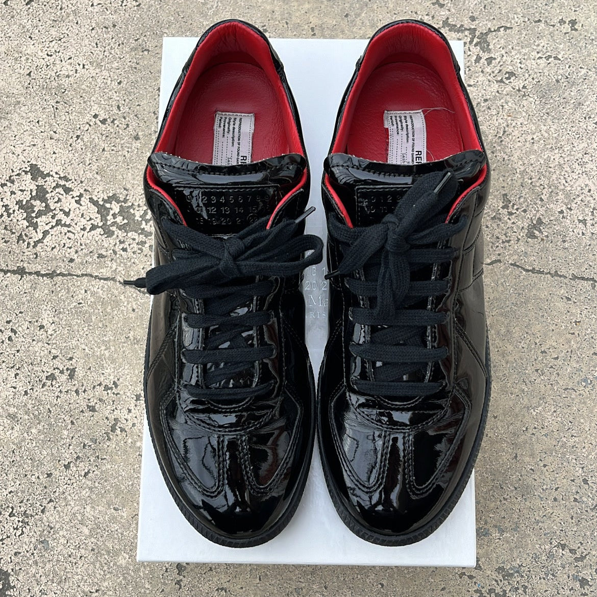 Maison Margiela GAT Black Patent - EU44 / US10 / UK9