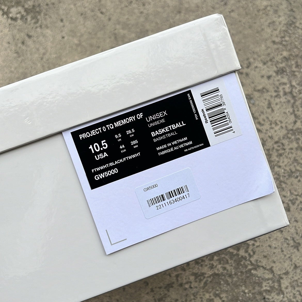 Reebok Maison Margiela White - EU44.5 / US10.5 / UK9.5