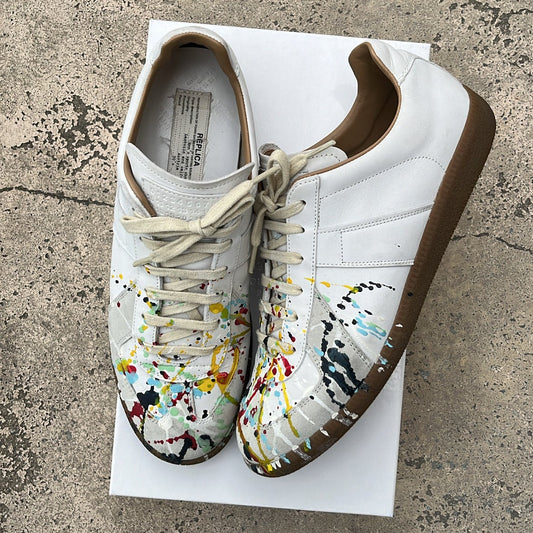 Maison Margiela GAT Paint Splatter White - EU42.5 / US9 / UK8