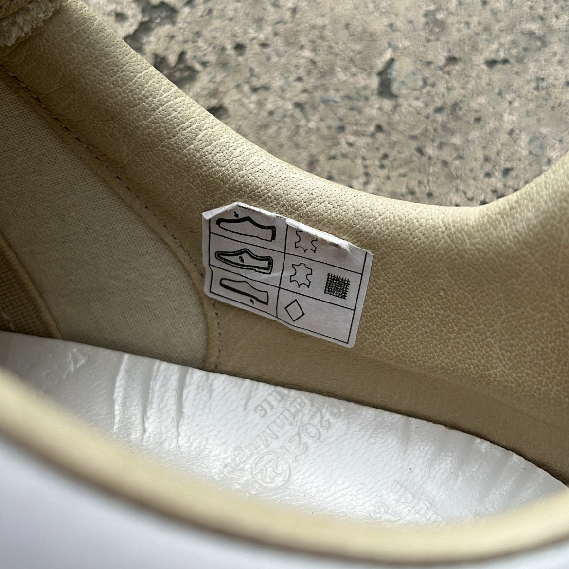 Maison Margiela GAT Paint Splatter White 2012 - EU41 / US8 / UK7