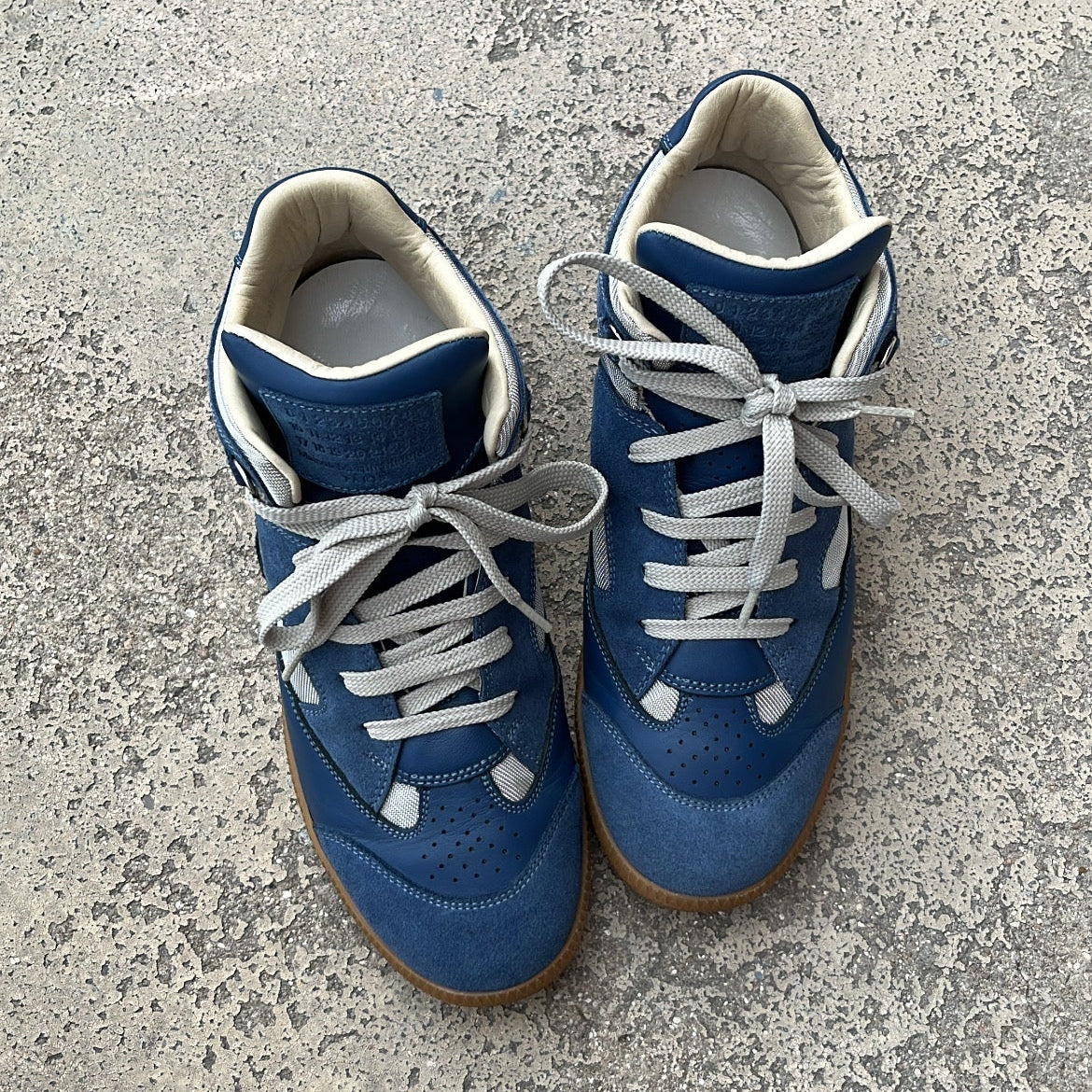 Maison Margiela GAT Mid-Top Blue - EU41 / US8 / UK7