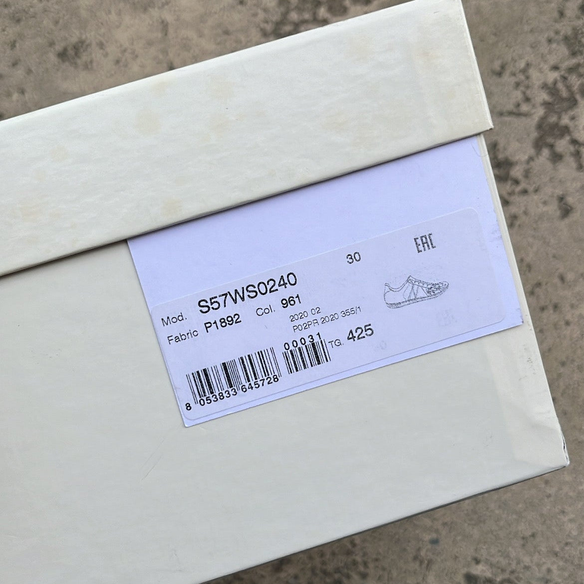 Maison Margiela GAT Paint Splatter White - EU42.5 / US9 / UK8