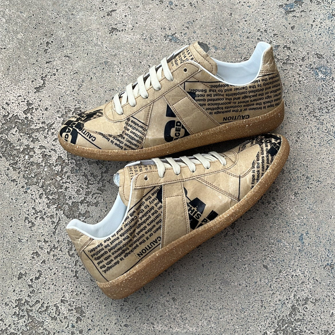 Maison Margiela GAT Newspaper - EU43 / US9.5 / UK8.5