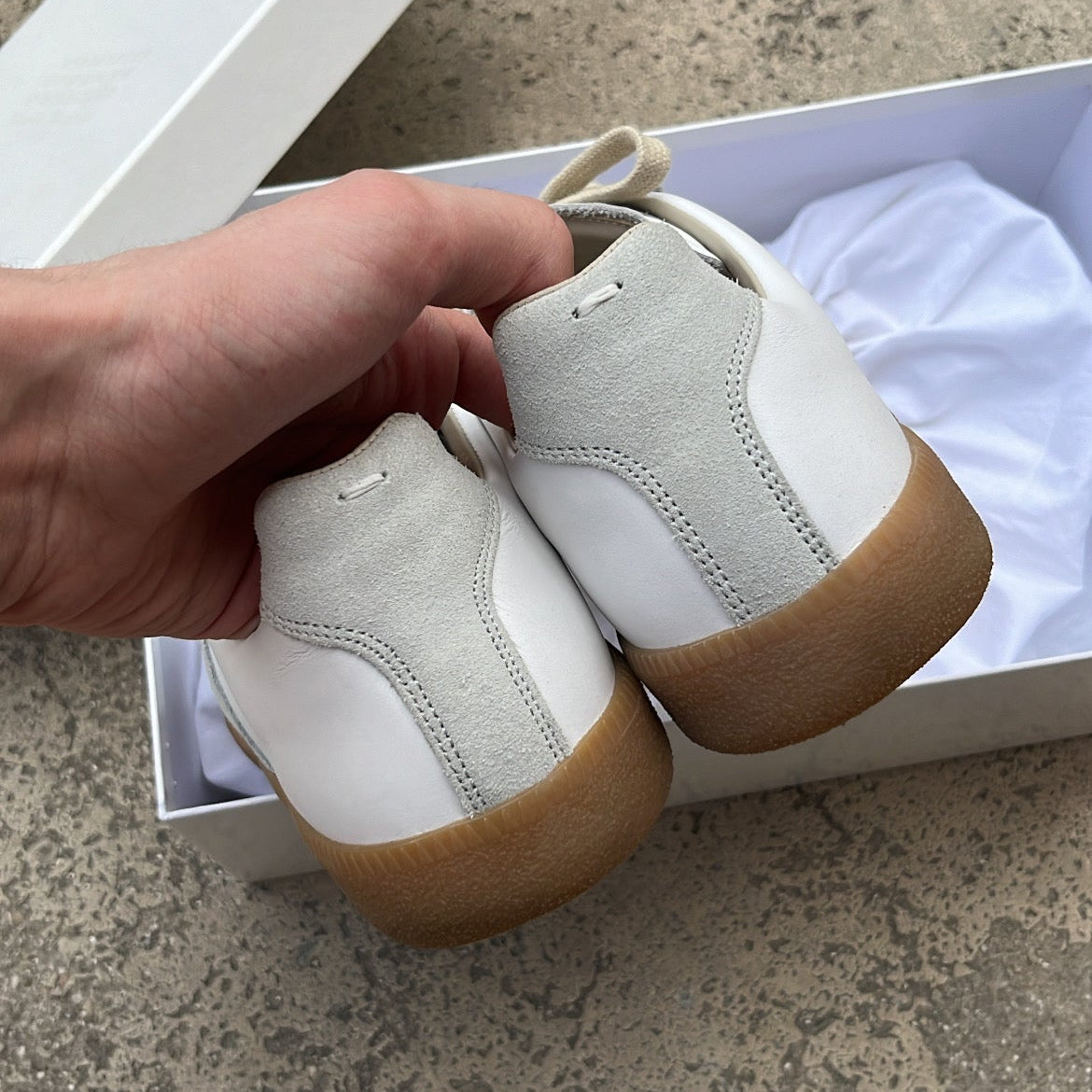 Maison Margiela GAT White Grey - EU42 / US8.5 / UK7.5