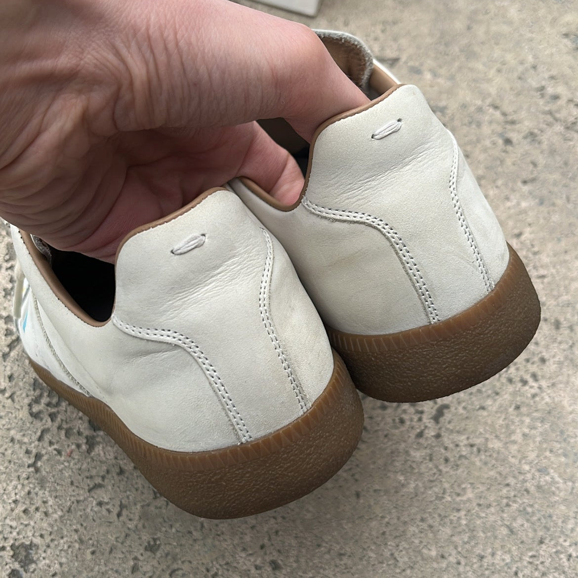 Maison Margiela GAT Paint Splatter Cream - EU40 / US7 / UK6