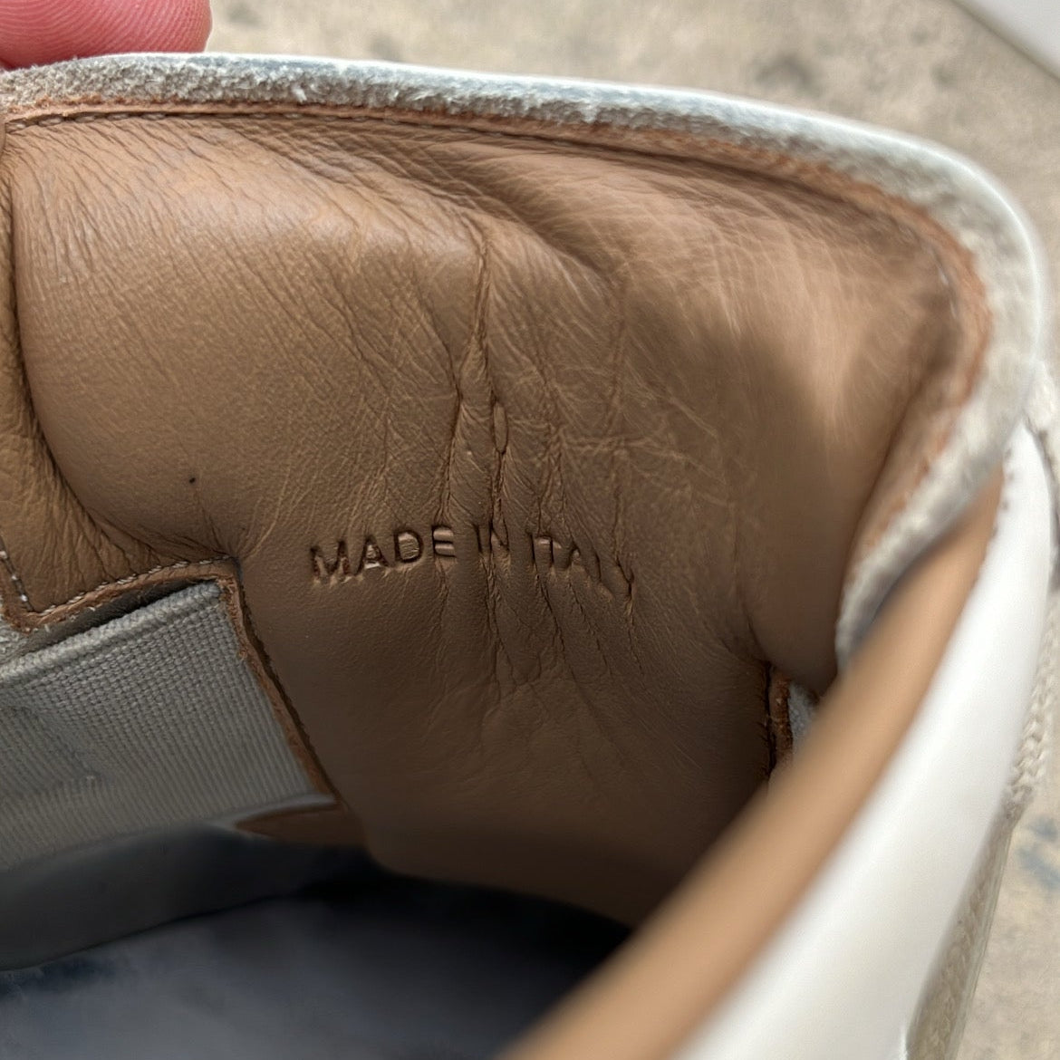 Maison Margiela GAT Paint Splatter Cream - EU40 / US7 / UK6