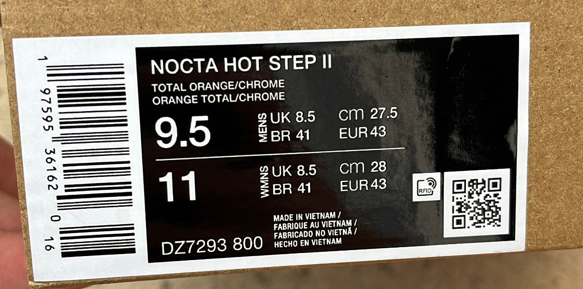 Nocta Hot Step 2 Orange - EU43 / US9.5 / UK8.5