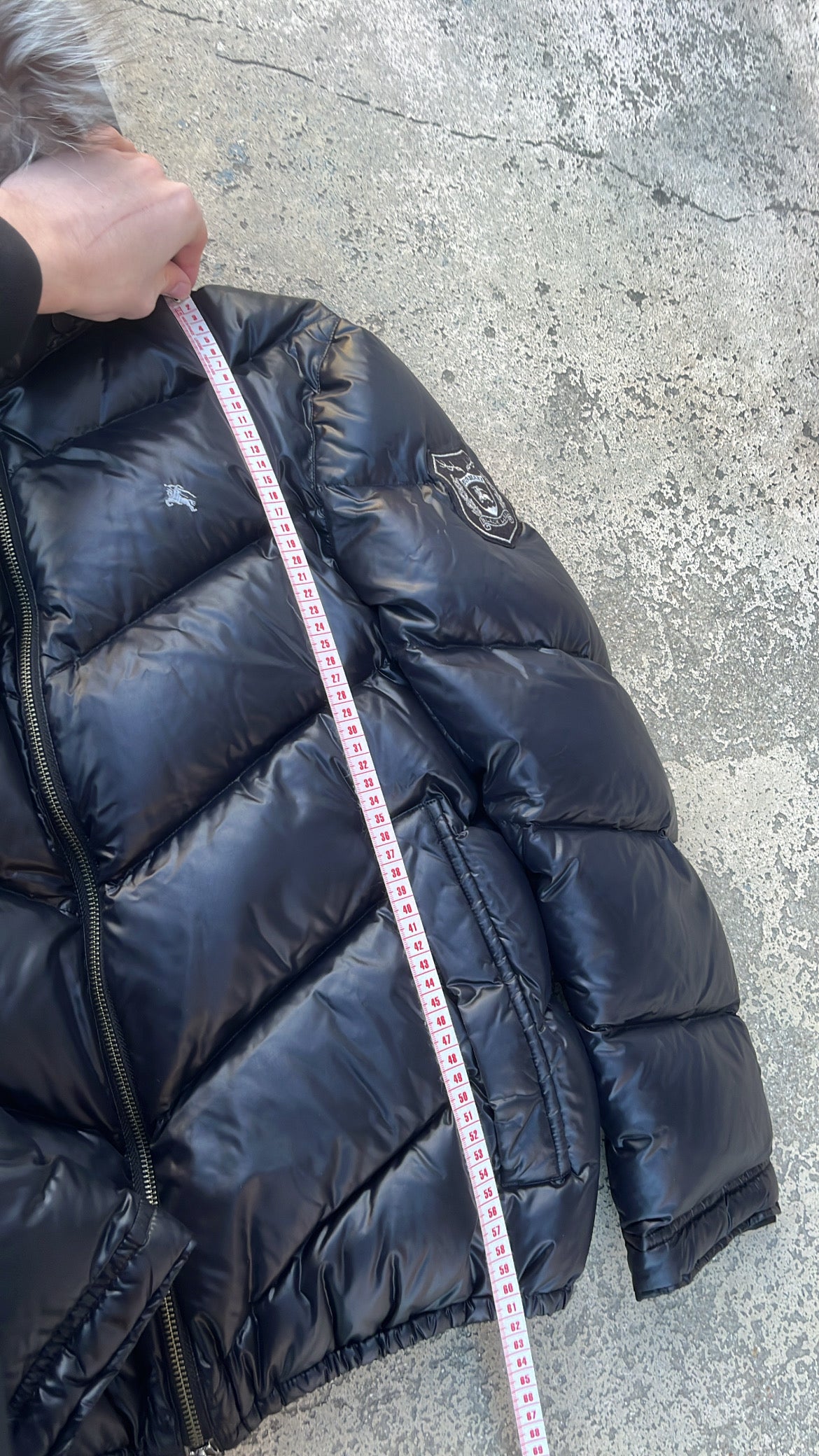 Burberry Black Label Glossy Black Jacket - M - 10th Years Anniversary