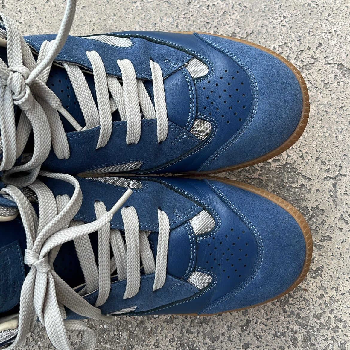 Maison Margiela GAT Mid-Top Blue - EU41 / US8 / UK7