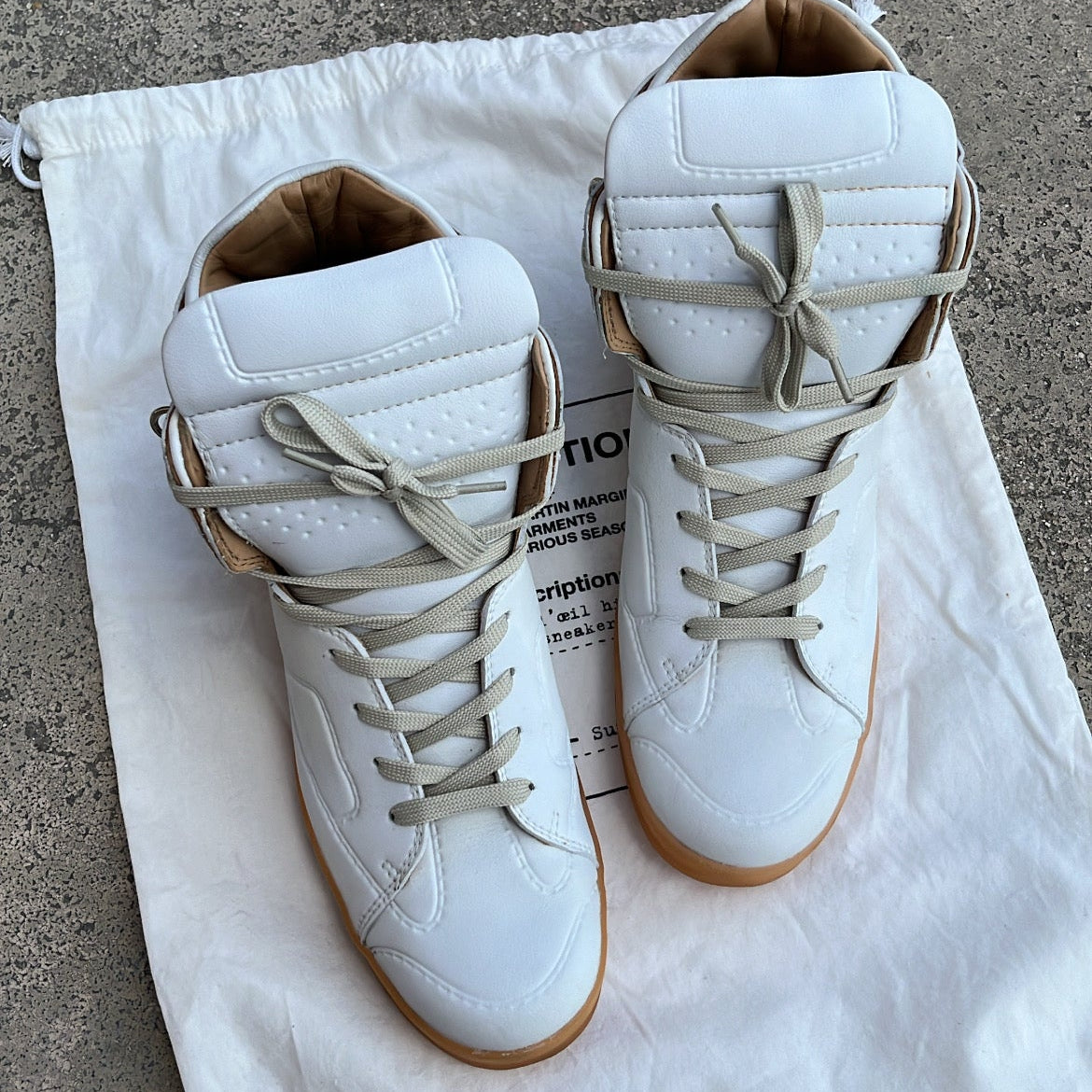 Maison Margiela x H&M High-Top White - EU43 / US10 / UK9