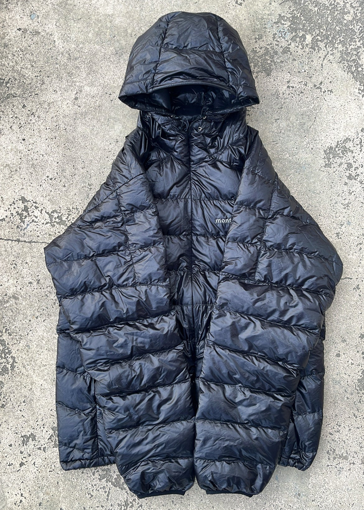 Montbell Alpine Light Down Puffer Black Shiny - L