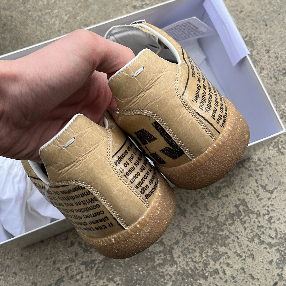 Maison Margiela GAT Newspaper Taped - EU44 / US10 / UK9