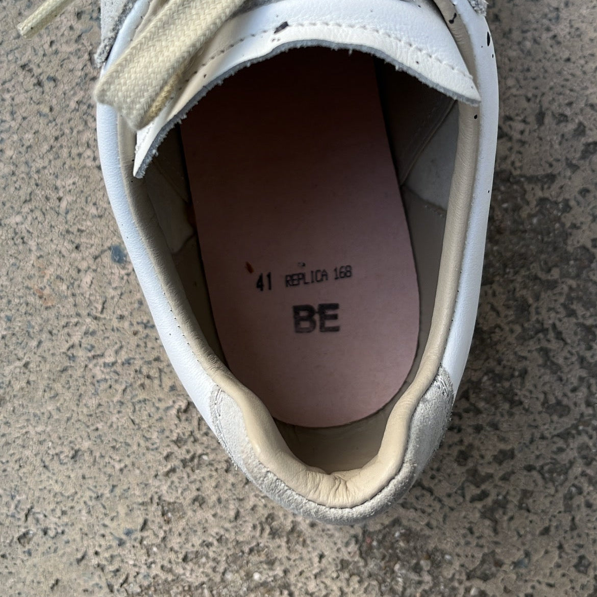 Maison Margiela GAT Paint Splatter Blue - EU41 / US8 / UK7