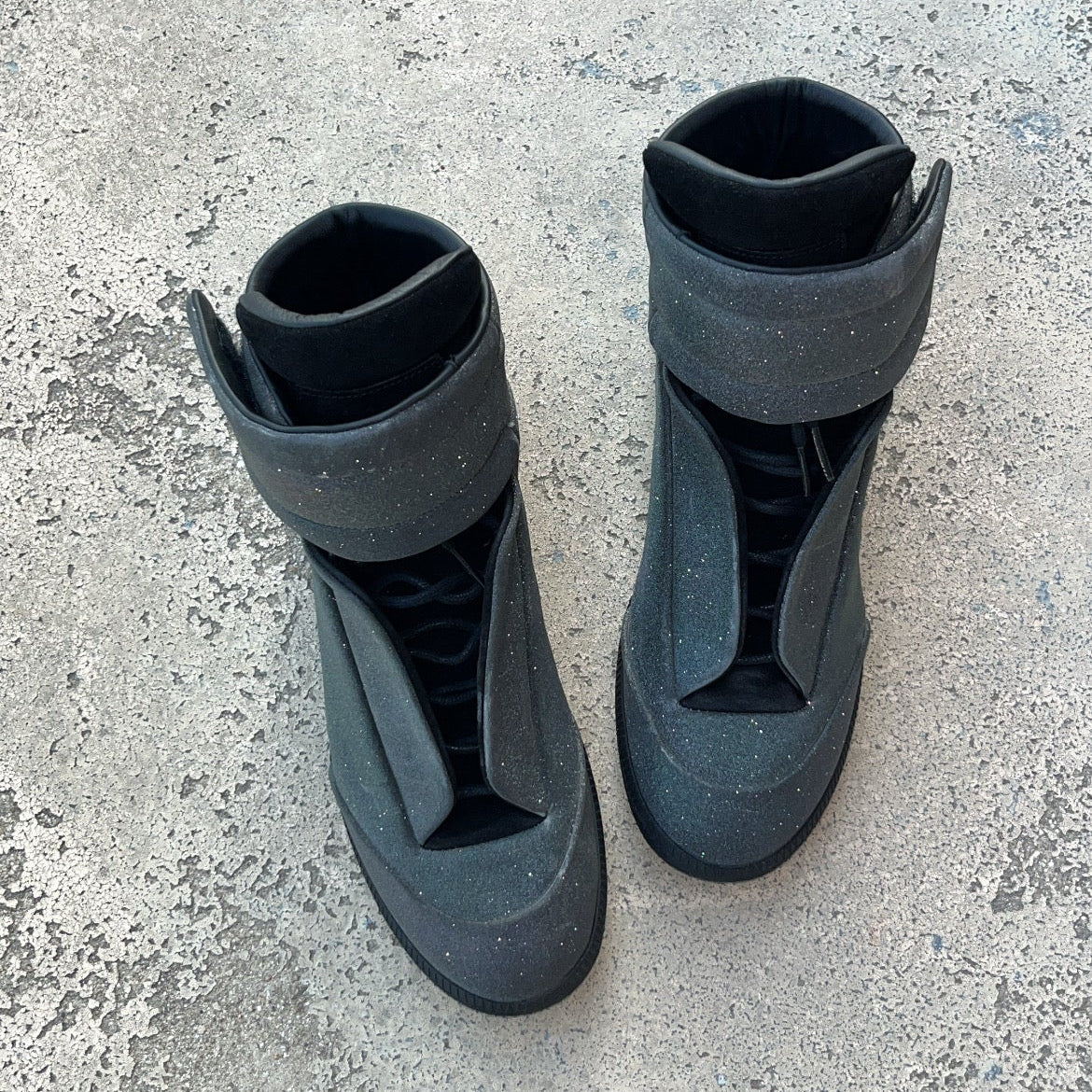 Maison Margiela Future Black Glitter - EU43 / US9.5 / UK8.5