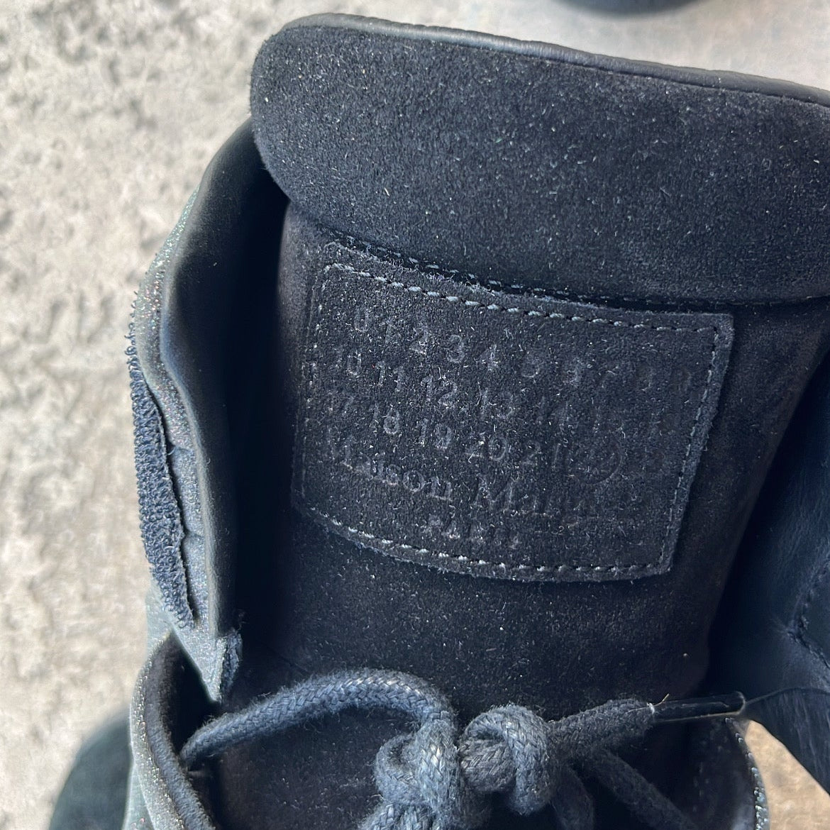 Maison Margiela Future Black Glitter - EU43 / US9.5 / UK8.5