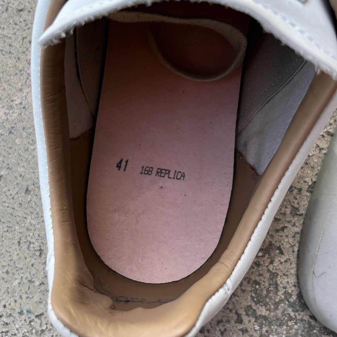 Maison Margiela GAT Paint Splatter White - EU41 / US8 / UK7