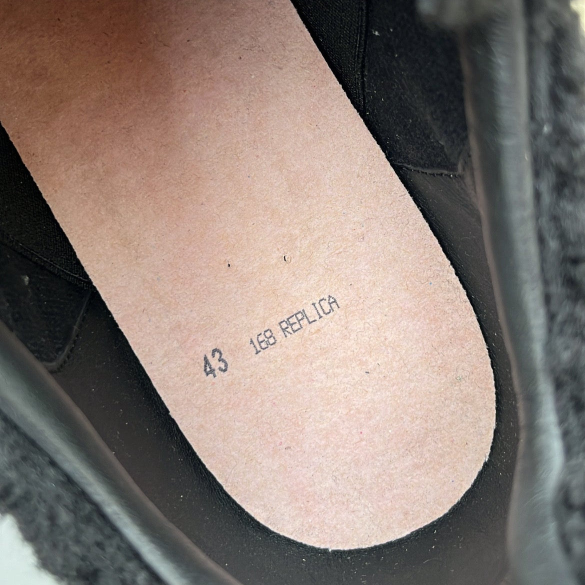 Maison Margiela GAT Shearling Black - EU43 / US9.5 / UK8.5