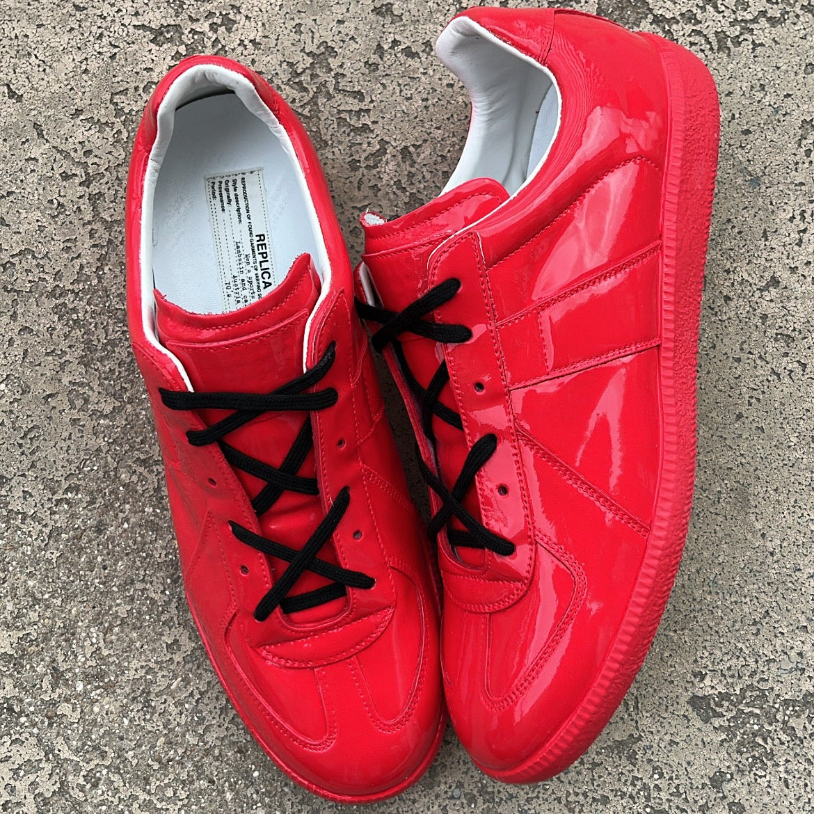 Maison Margiela GAT Red Patent - EU44 / US10 / UK9