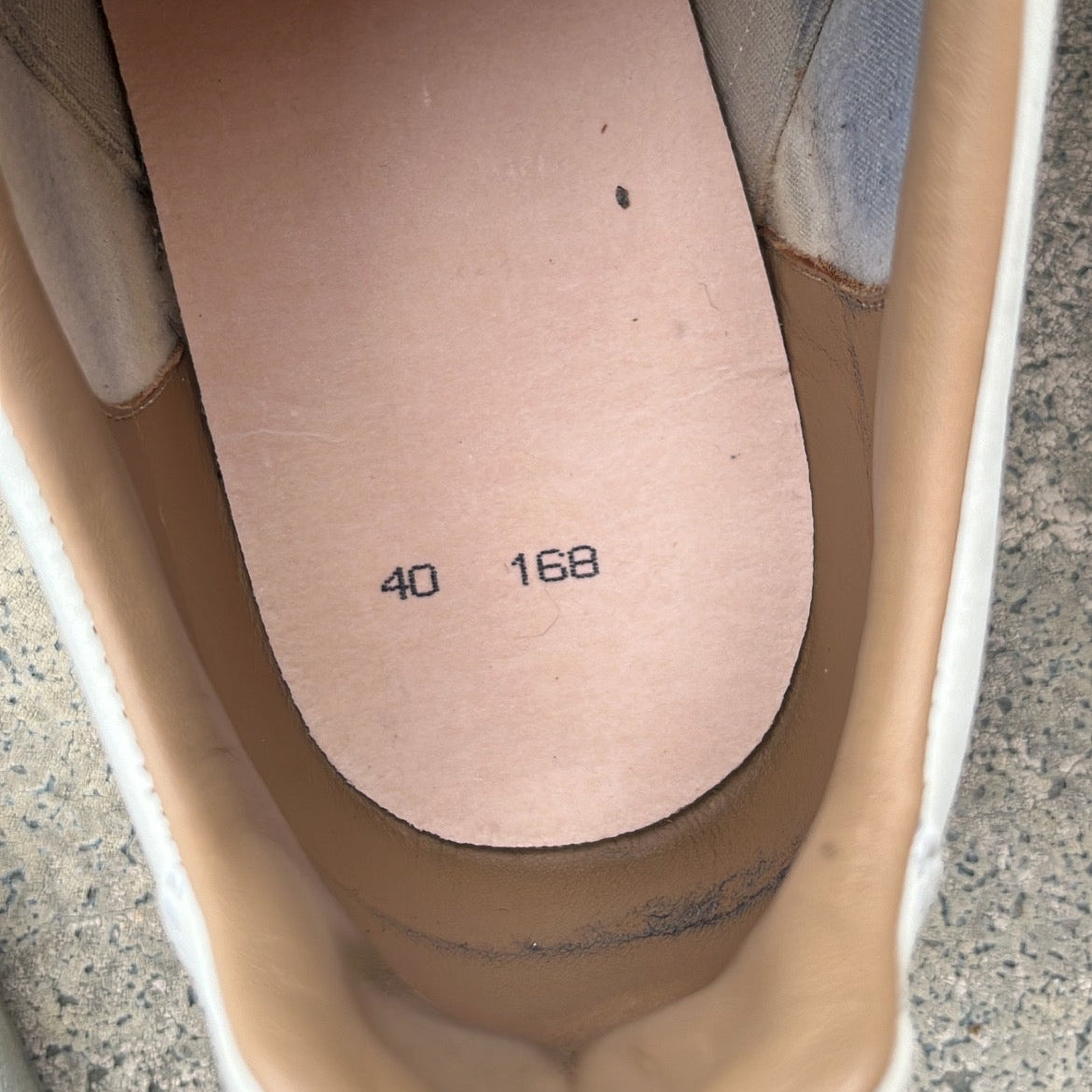 Maison Margiela GAT Paint Splatter Cream - EU40 / US7 / UK6