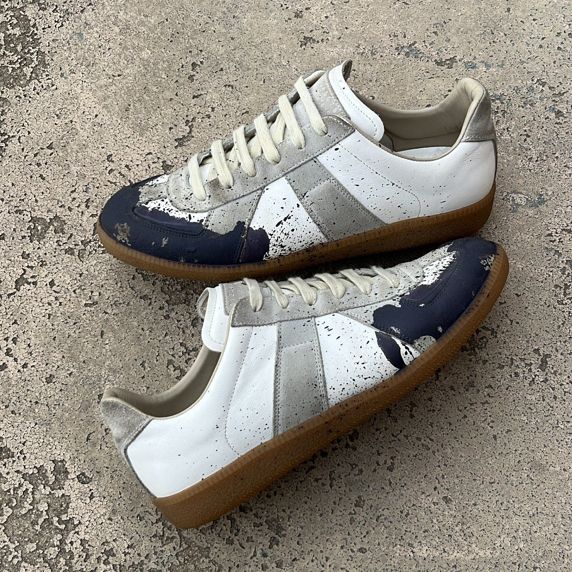 Maison Margiela GAT Paint Splatter Blue - EU43 / US9.5 / UK8.5