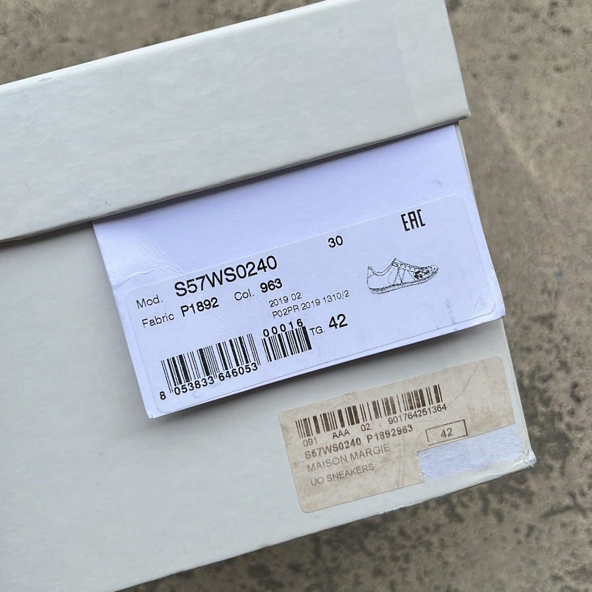 Maison Margiela GAT Paint Splatter Black - EU42 / US8.5 / UK7.5