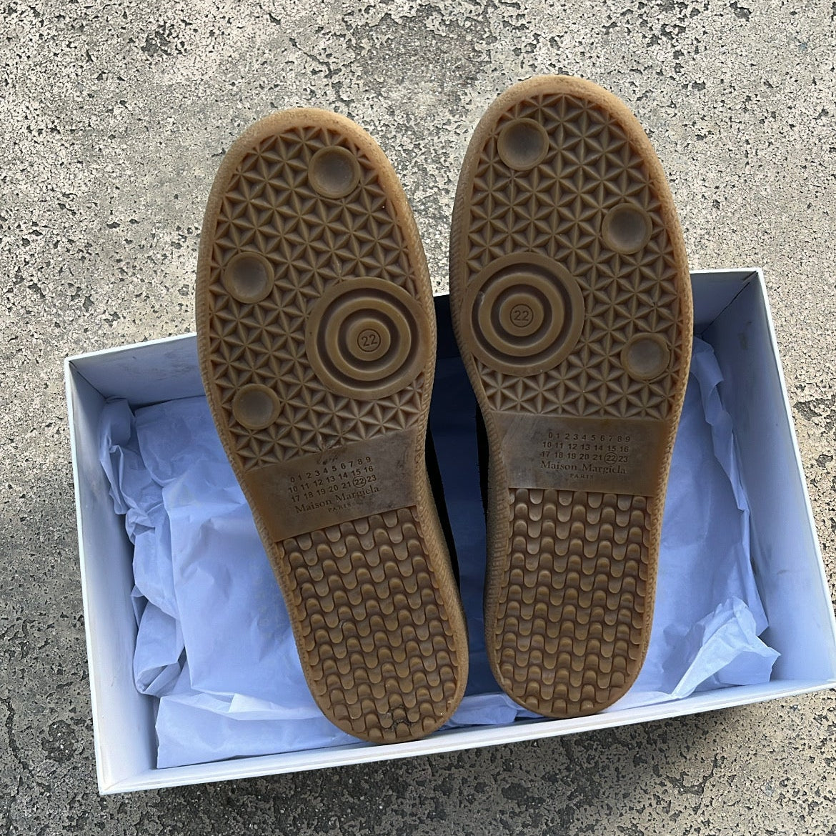 Maison Margiela GAT Black Gum - EU44.5 / US10.5 / UK9.5