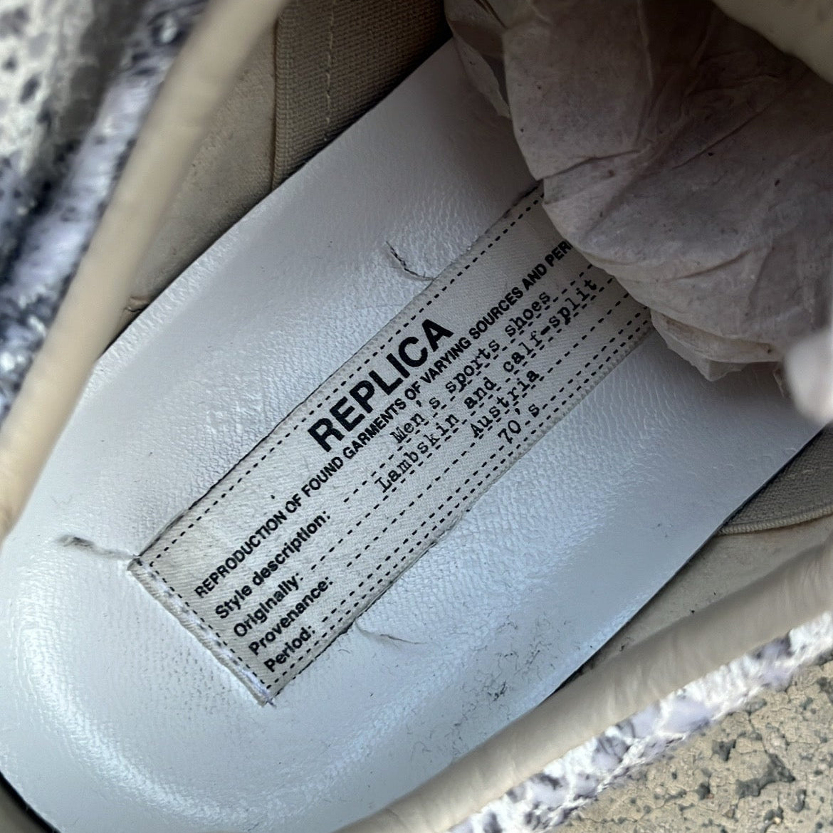 Maison Margiela GAT Snakeskin Python - EU40 / US7 / UK6