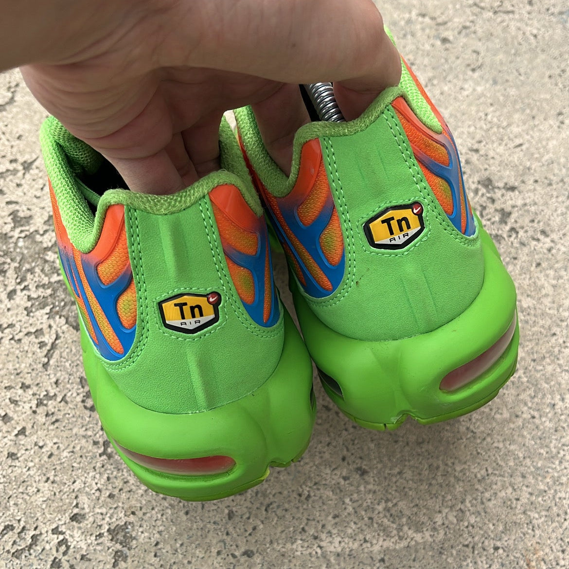 nike supreme tn green