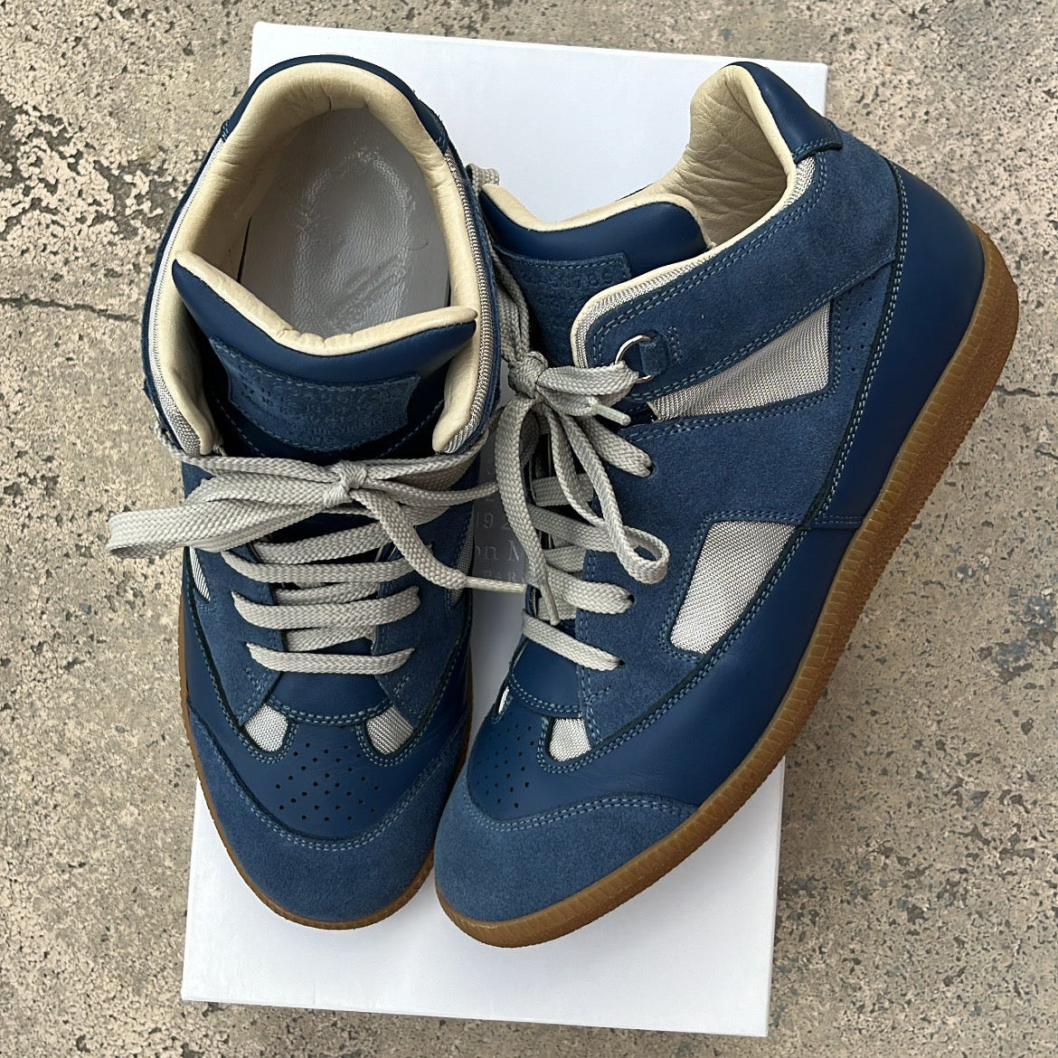 Maison Margiela GAT Mid-Top Blue - EU41 / US8 / UK7