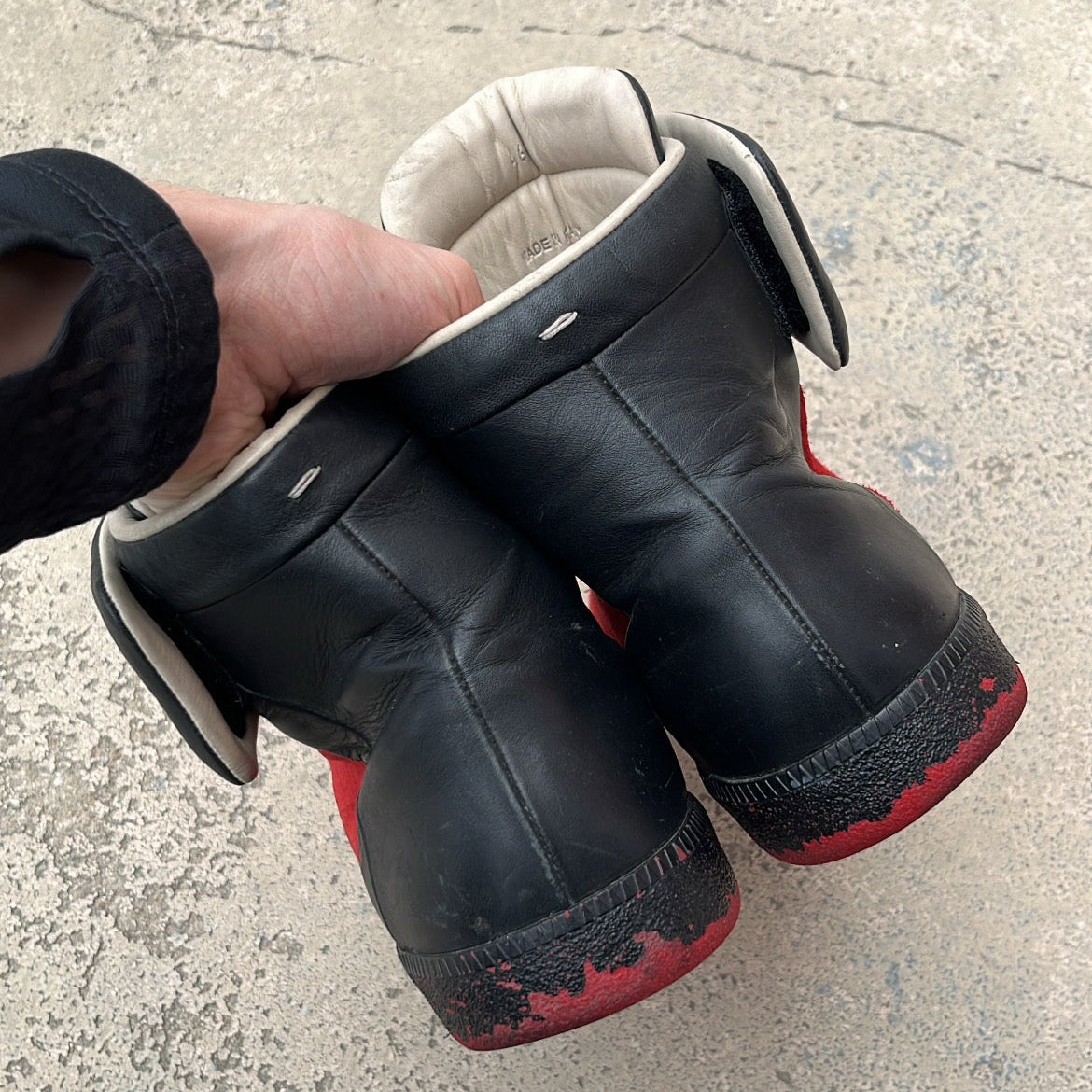 Maison Margiela Future Black Red - EU46 / US12 / UK11