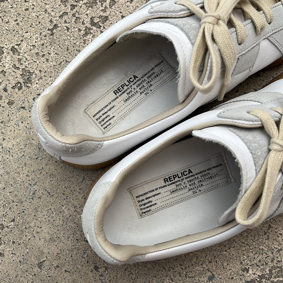 Maison Margiela GAT White Grey - EU42 / US8.5 / UK7.5