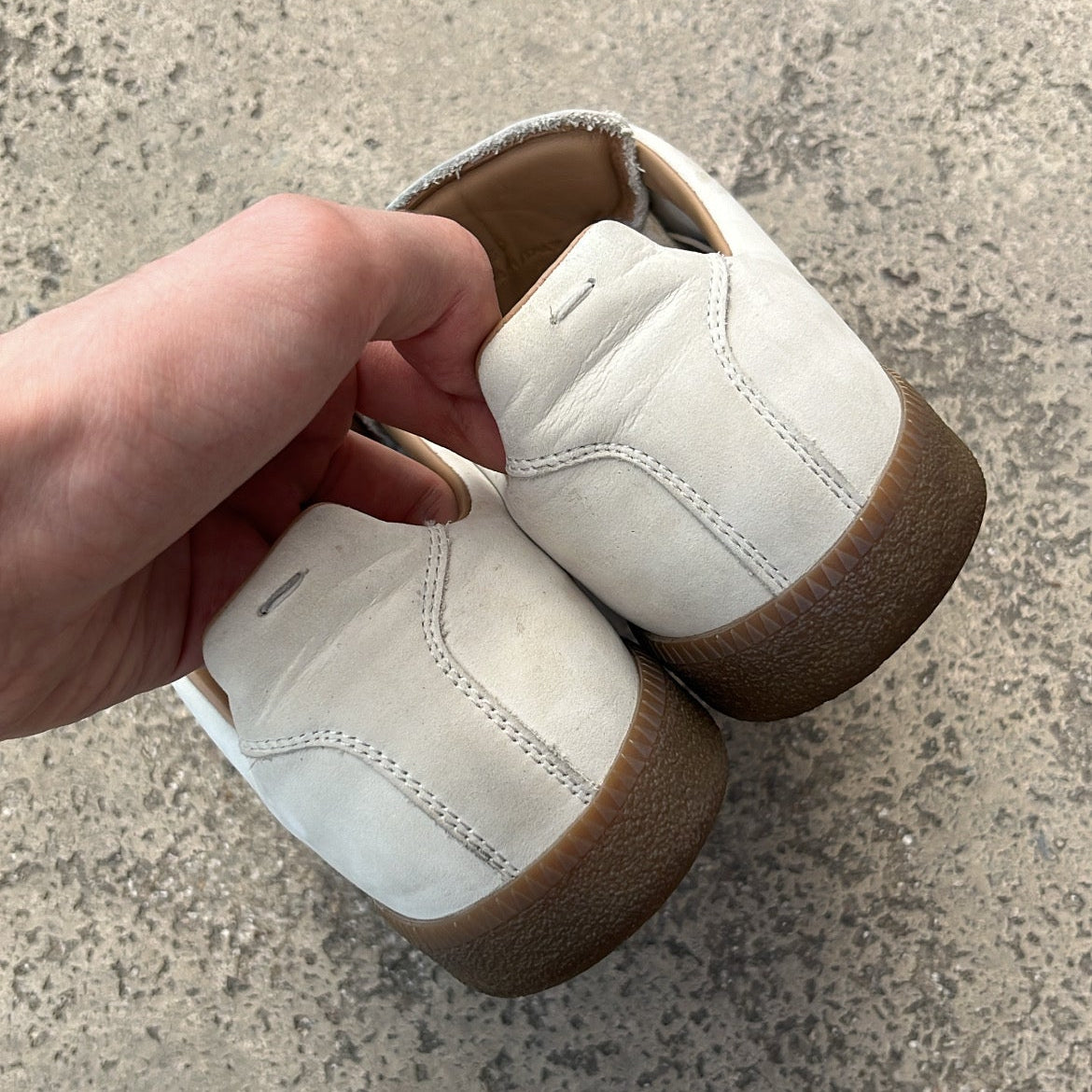 Maison Margiela GAT Paint Splatter White - EU39 / US6 / UK5
