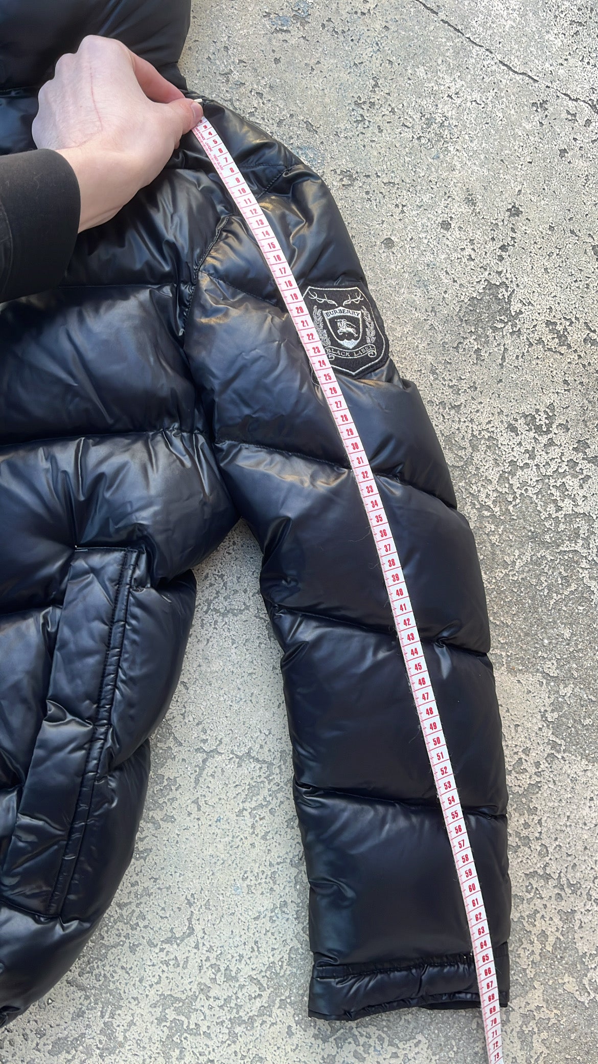 Burberry Black Label Glossy Black Jacket - M - 10th Years Anniversary