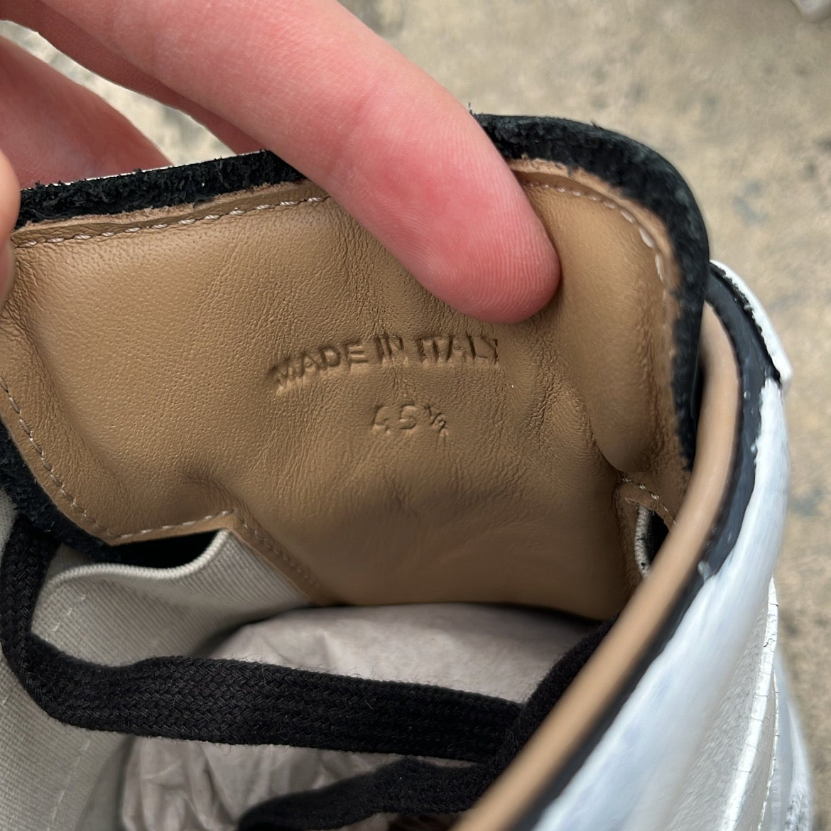 Maison Margiela GAT Bianchetto White - EU45.5 / US11.5 / UK10.5