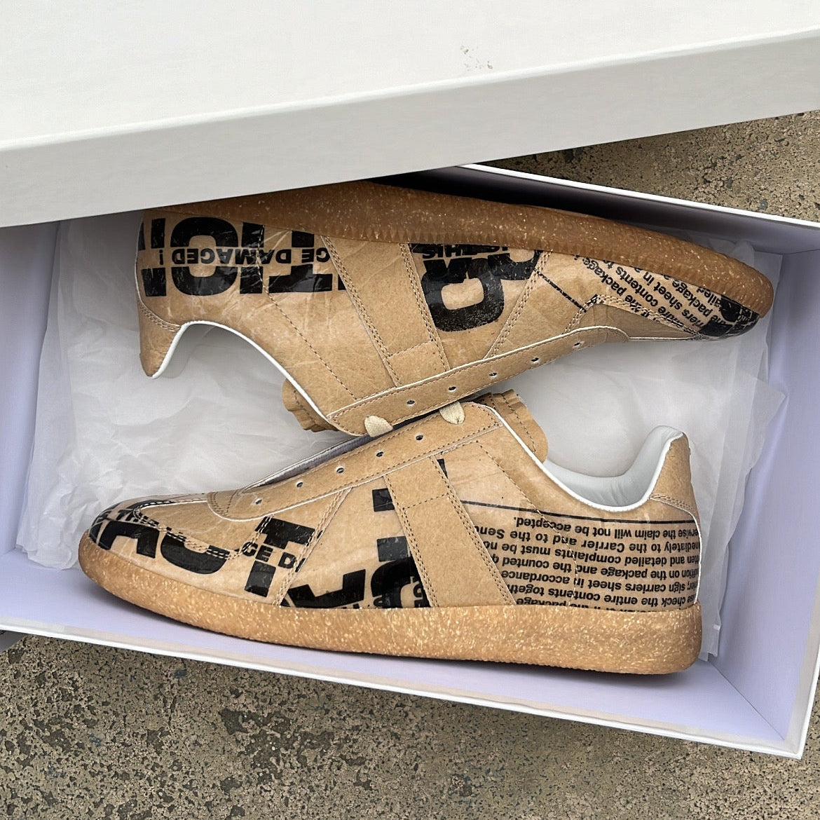 Maison Margiela GAT Newspaper Taped - EU40 / US7 / UK6