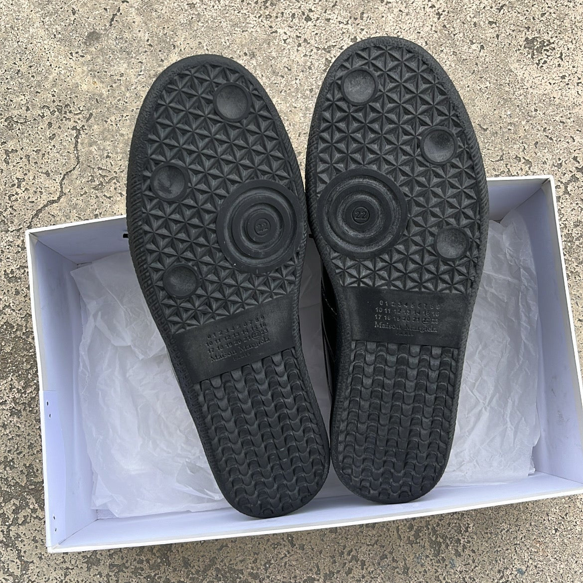 Maison Margiela GAT Black Patent - EU44 / US10 / UK9