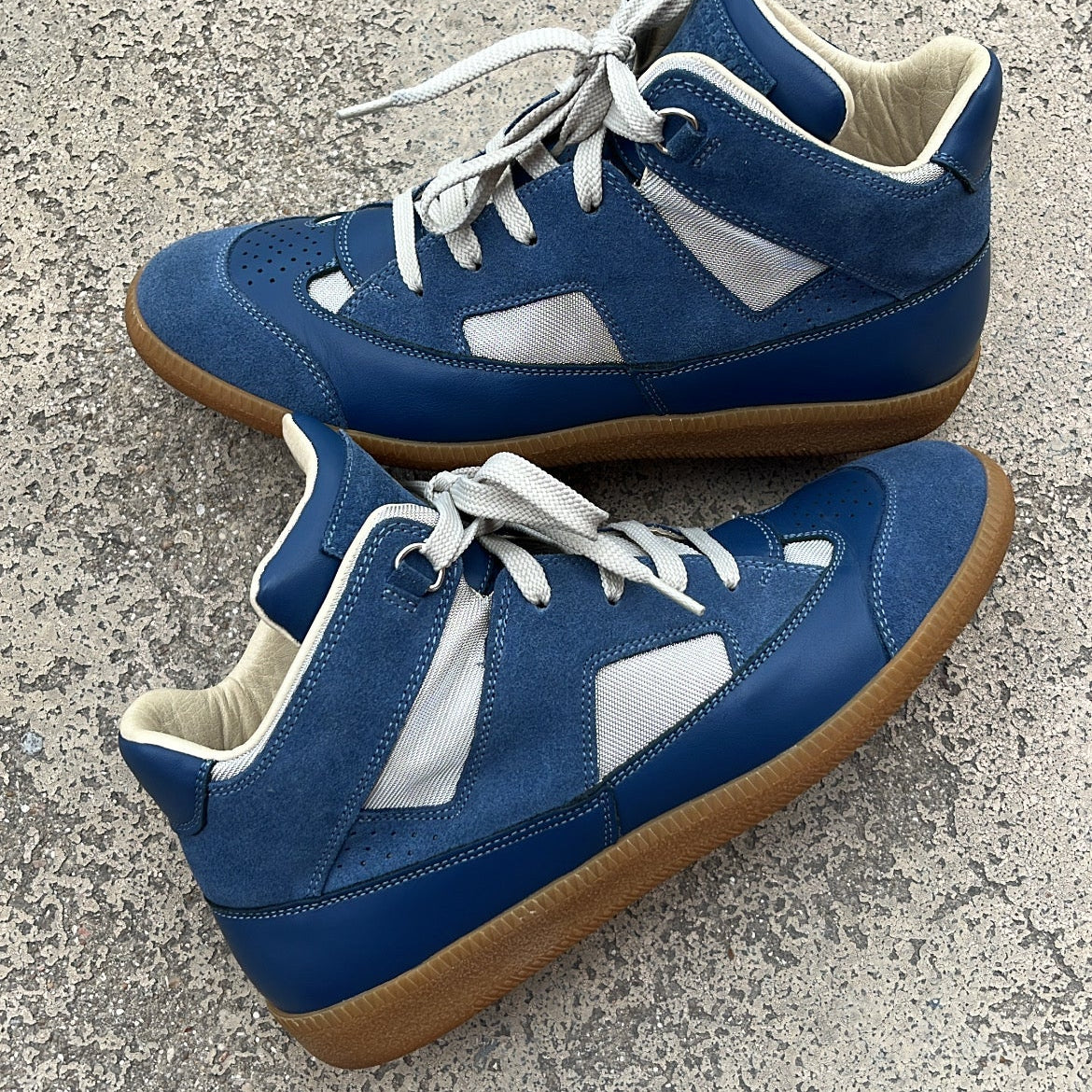 Maison Margiela GAT Mid-Top Blue - EU41 / US8 / UK7