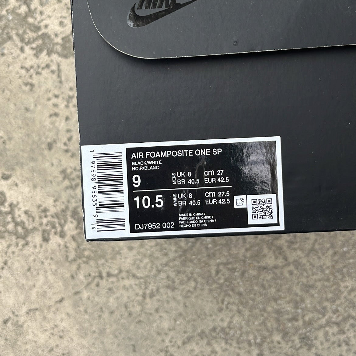 Foamposite CDG Cat Eye - EU42.5 / US9 / UK8