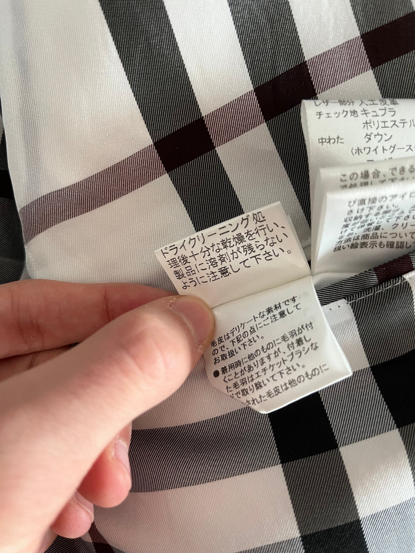 Burberry Black Label Glossy Purple Jacket - M - Real Silver Fox Fur