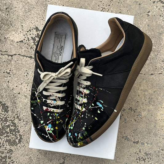 Maison Margiela GAT Paint Splatter Black - EU42.5 / US9 / UK8