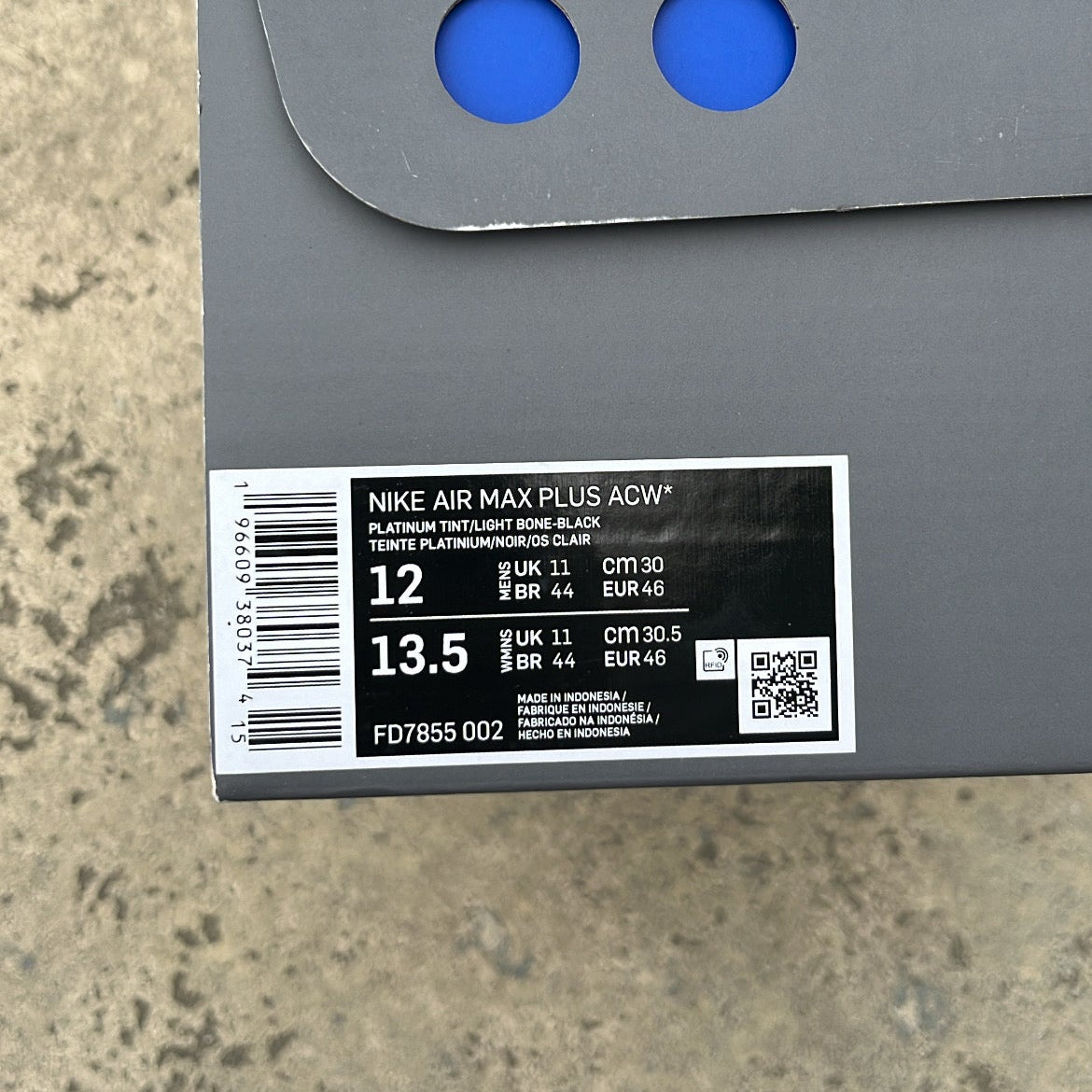 TN A Cold Wall Black - EU46 / US12 / UK11